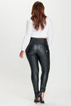 WR.UP® Faux Leather - High Waisted - Full Length - Black 9