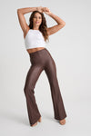WR.UP® Faux Leather - Super High Waisted - Super Flare - Chocolate 7