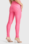 WR.UP® Faux Leather - High Waisted - Full Length - Candy Pink 1