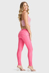 WR.UP® Faux Leather - Mid Rise - Full Length - Candy Pink 3