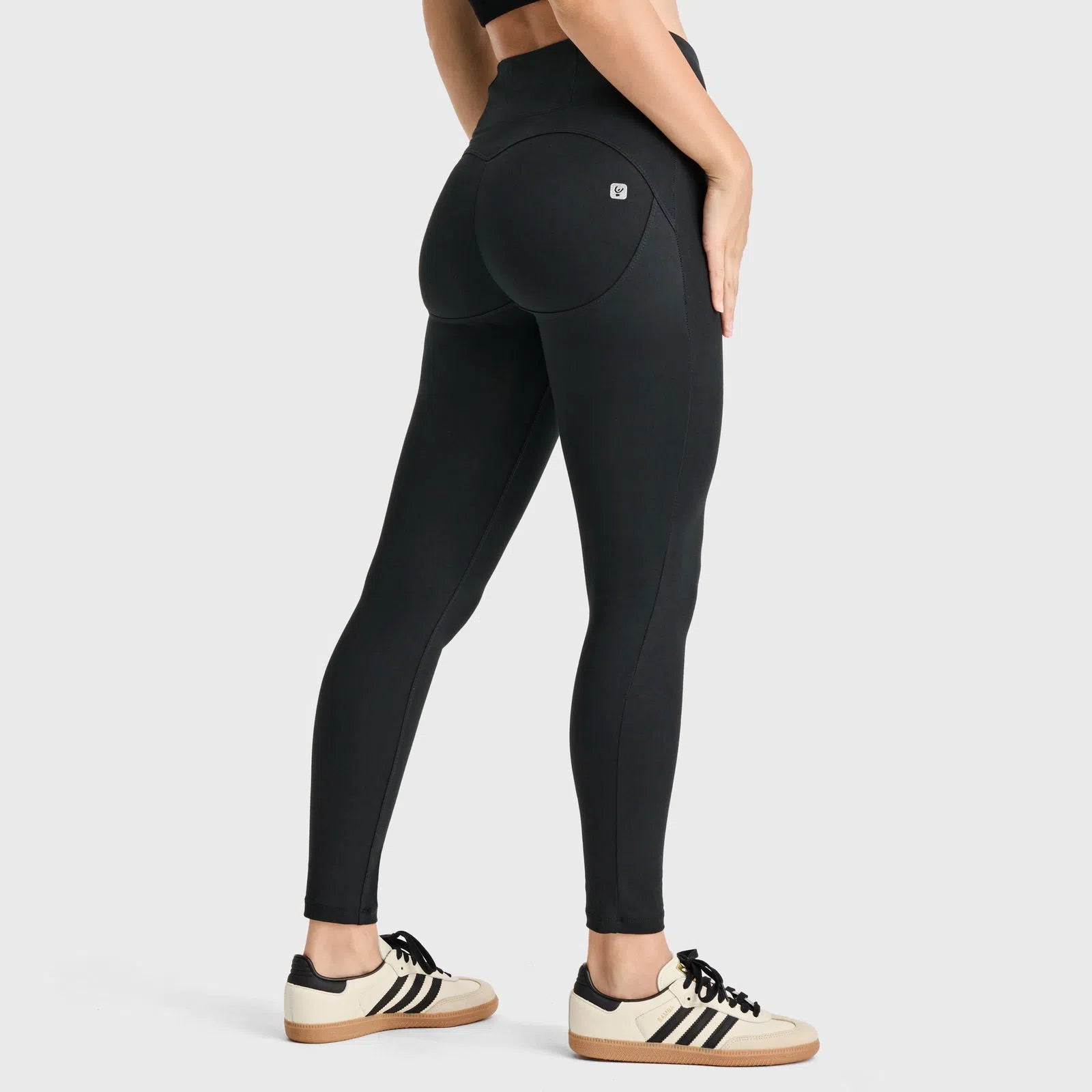 WRUP Core Fashion - High Waisted - 7/8 Length - Black 1