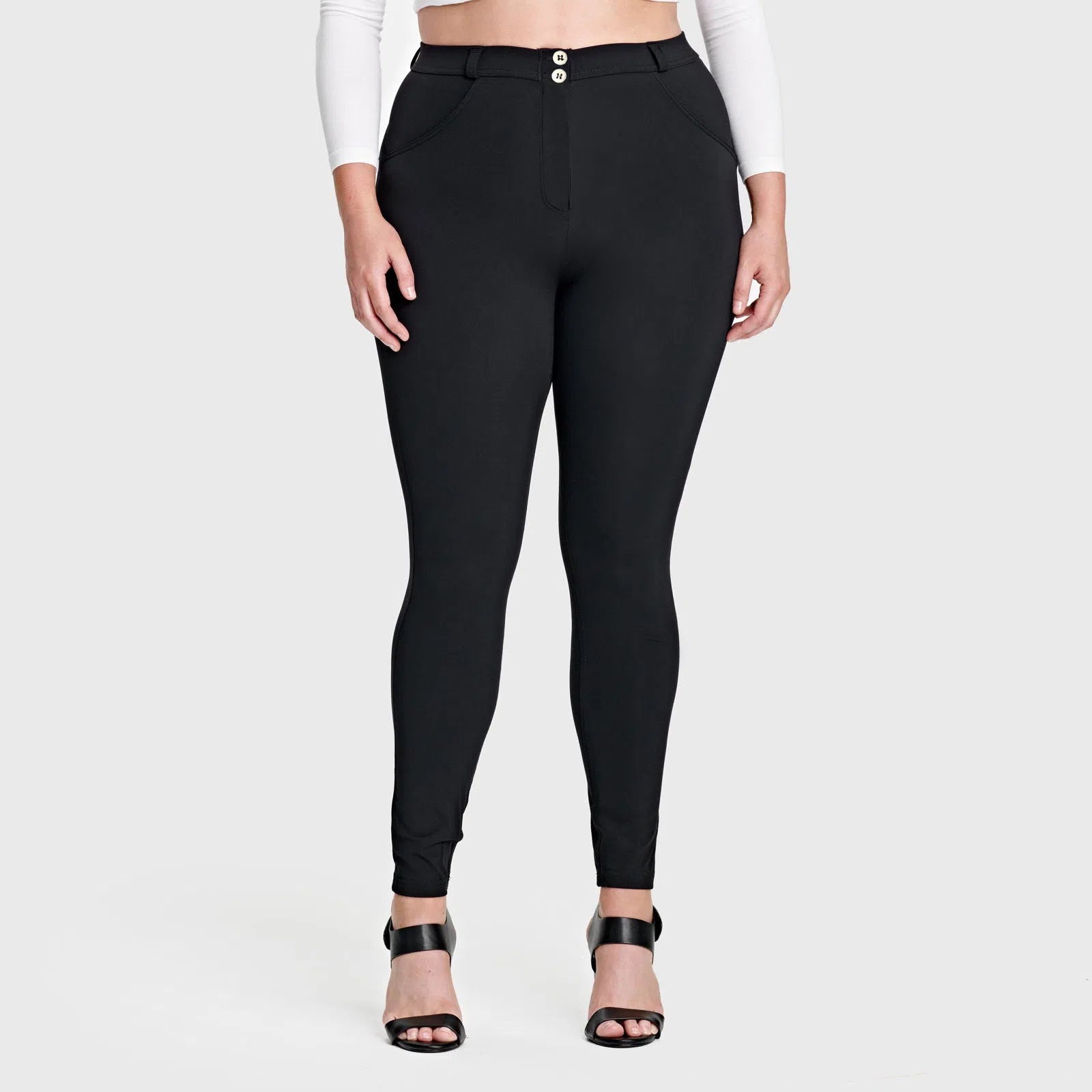 WRUP Curvy Diwo Pro - High Waisted - Full Length - Black 3
