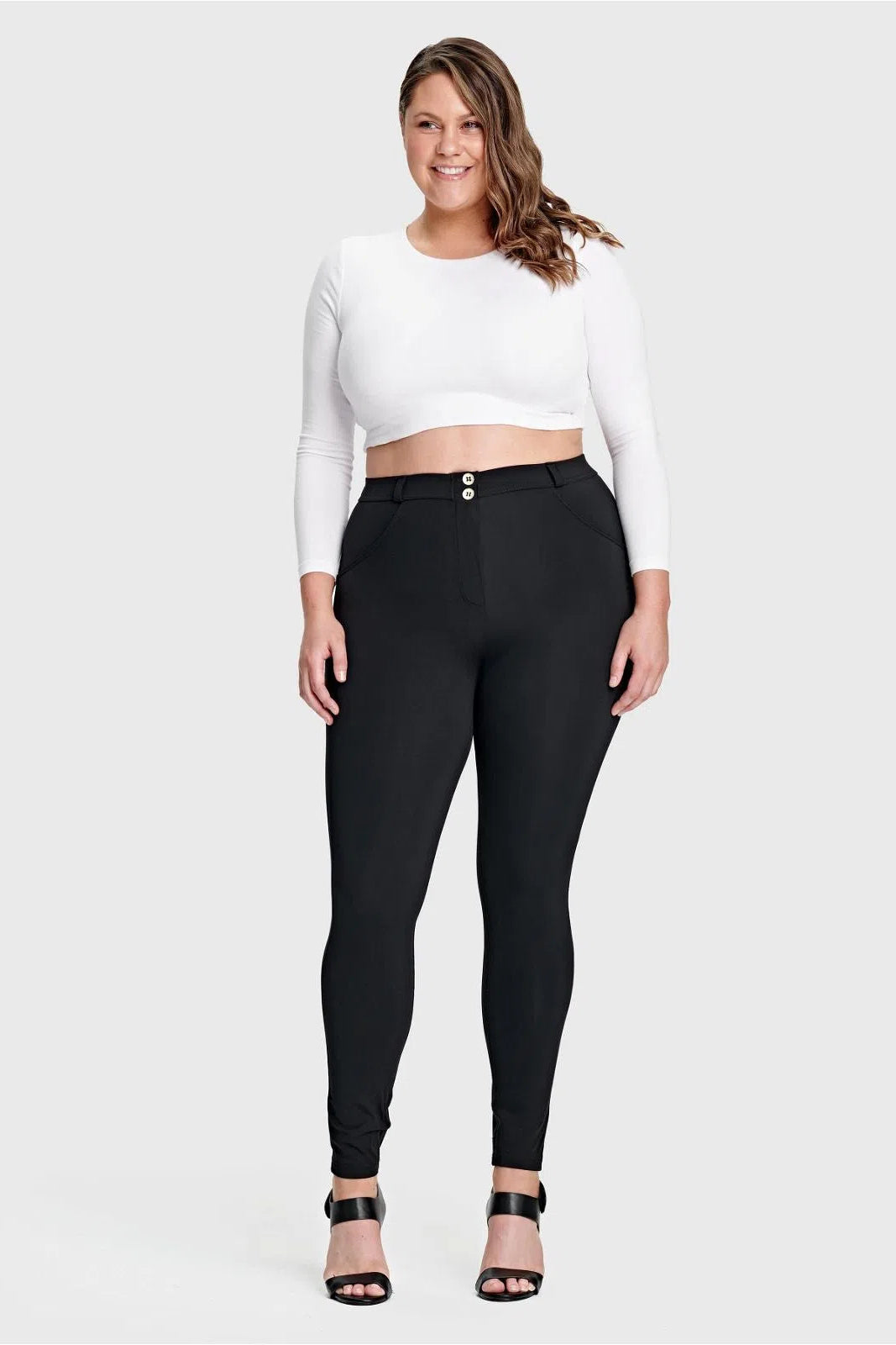 WRUP Curvy Diwo Pro - High Waisted - Full Length - Black 1
