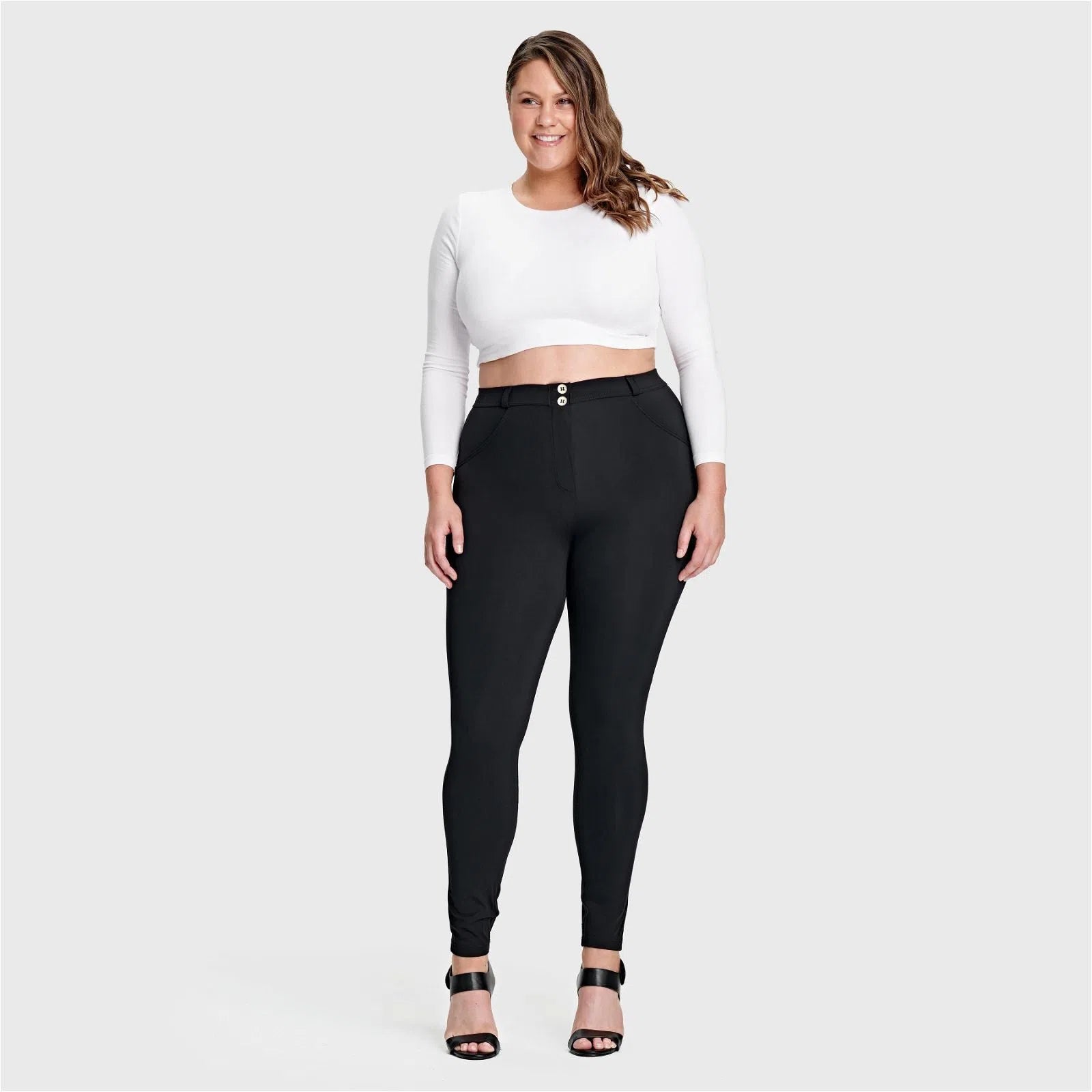 WRUP Curvy Diwo Pro - High Waisted - Full Length - Black 1