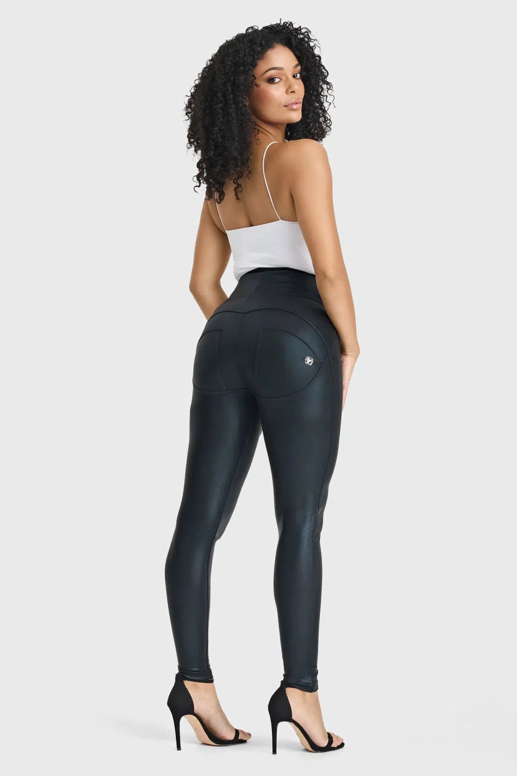 WRUP Disco Pants - Super High Waisted - Full Length - Black 2