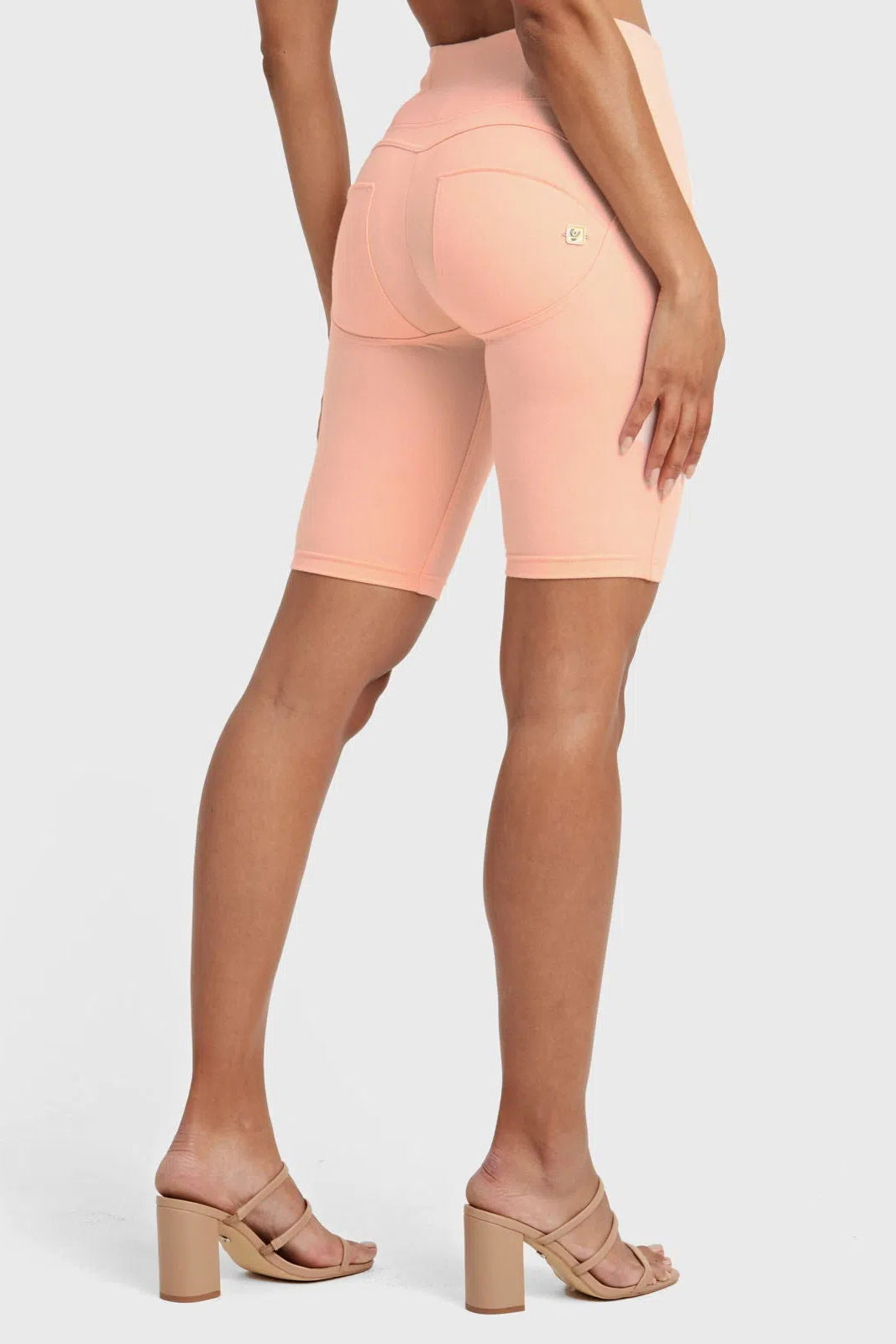WRUP Drill Limited Edition - High Waisted - Biker Shorts - Peach 1
