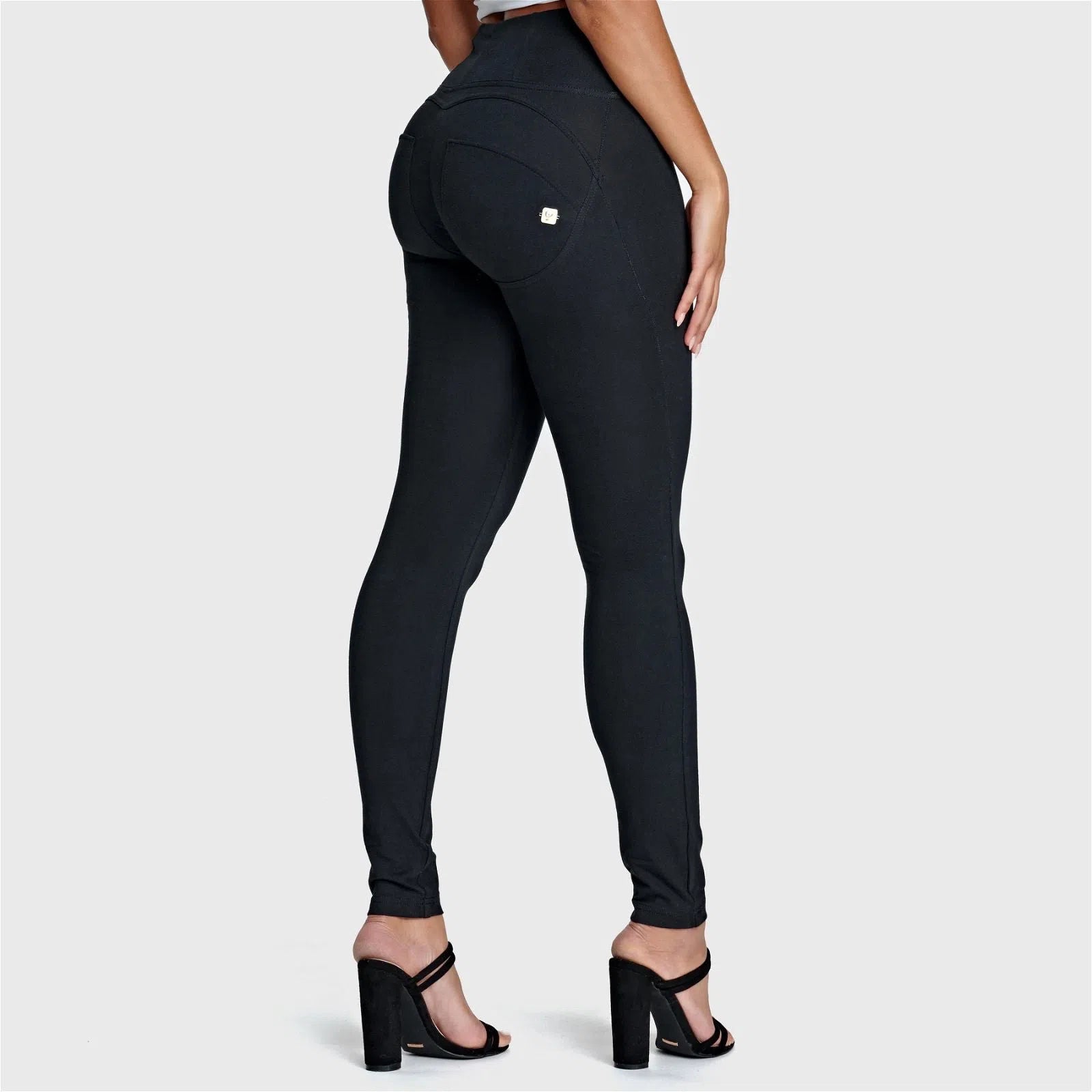 WRUP Fashion - High Waisted - Full Length - Black 1