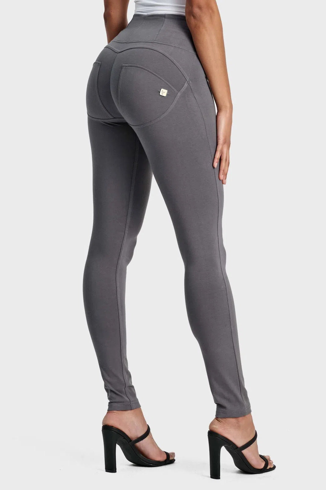 WRUP Fashion - High Waisted - Full Length - Grey 2
