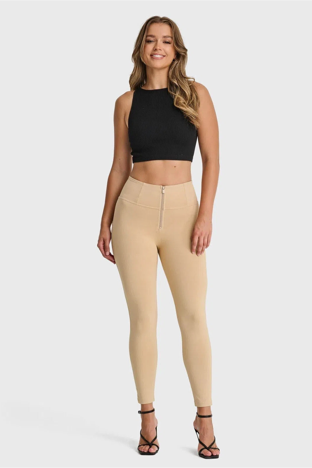WRUP Fashion - High Waisted - Full Length - Latte 2