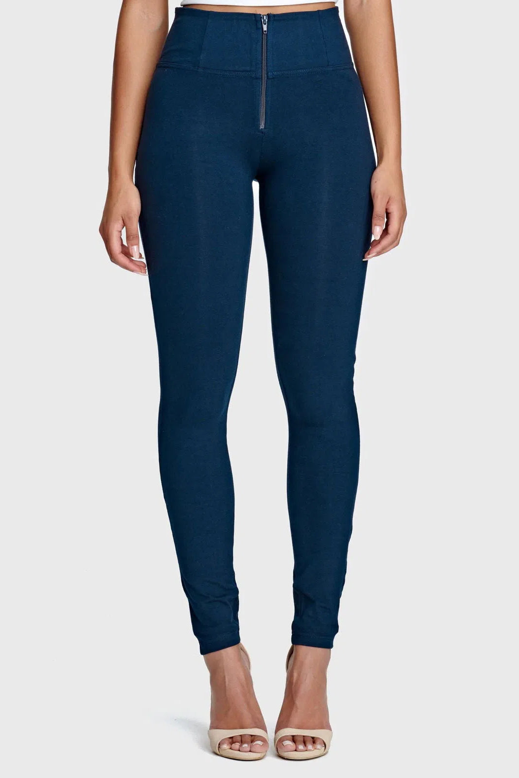 WRUP Fashion - High Waisted - Full Length - Navy Blue 2