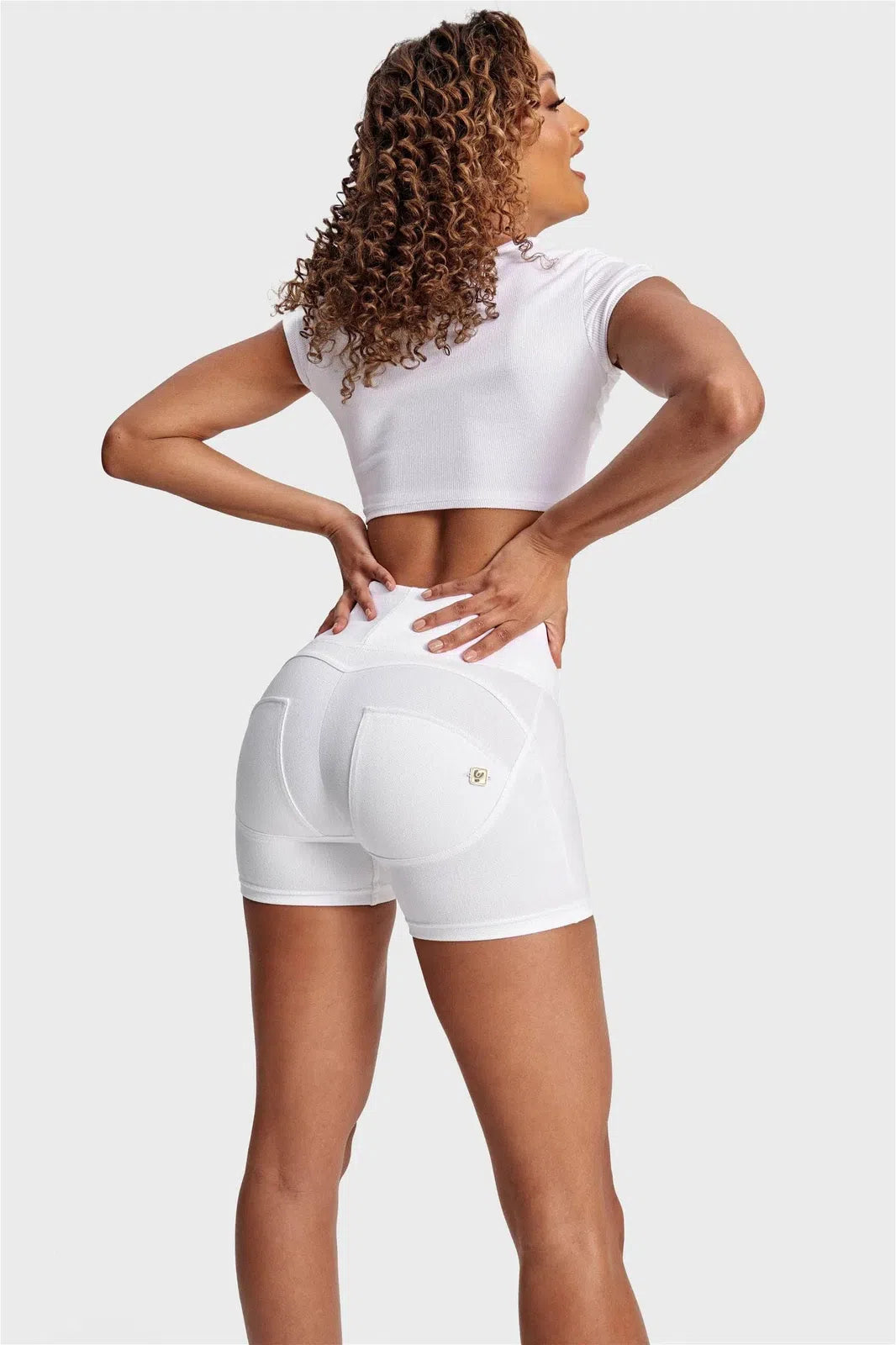WRUP Fashion - High Waisted - Shorts - White 3