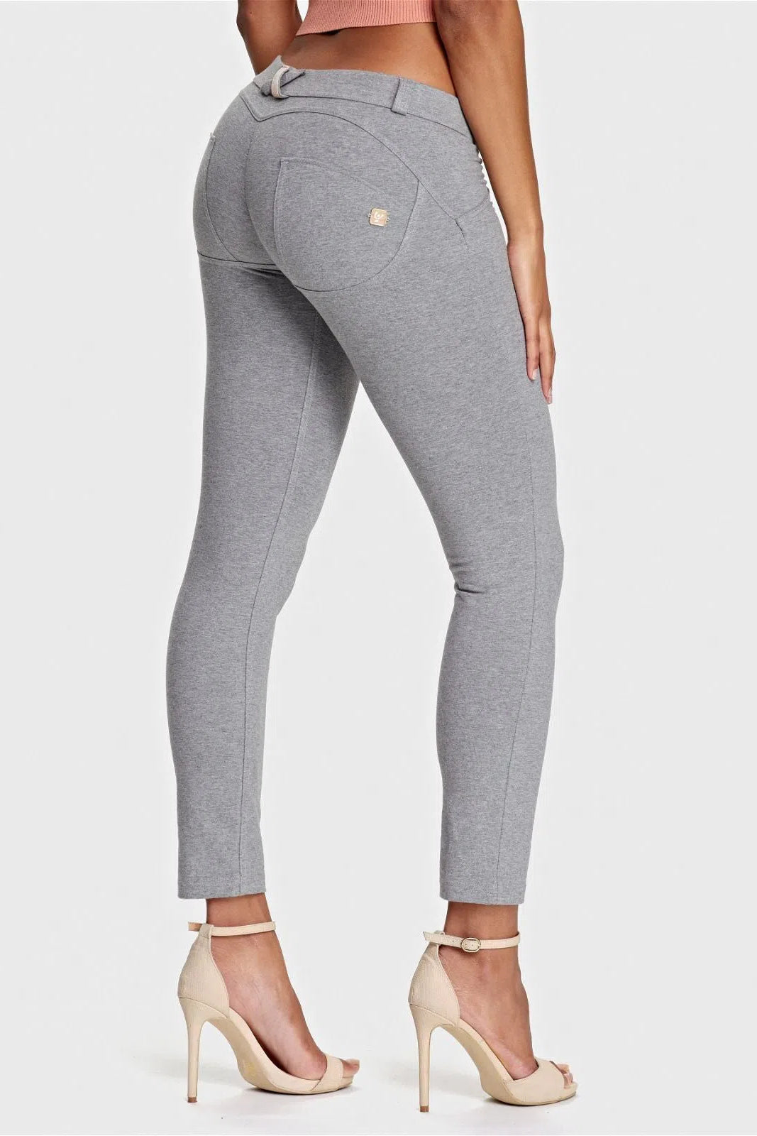 WRUP Fashion - Low Rise - 7/8 Length - Melange Grey 1