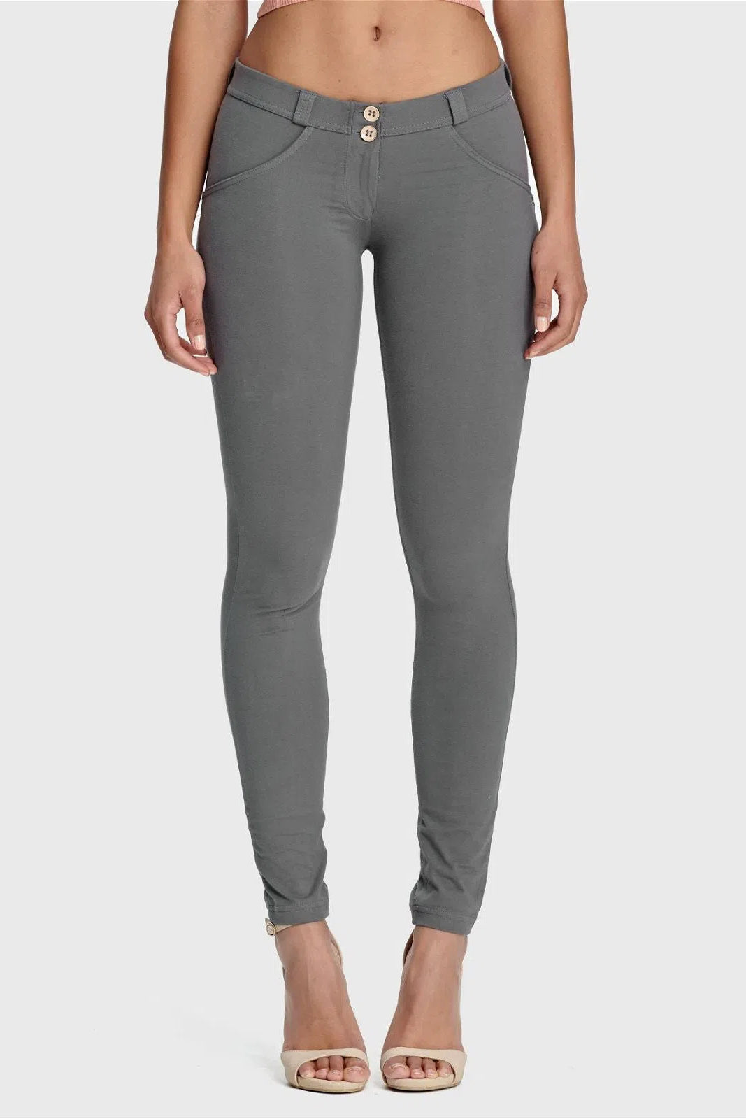WRUP Fashion - Low Rise - Full Length - Grey 2