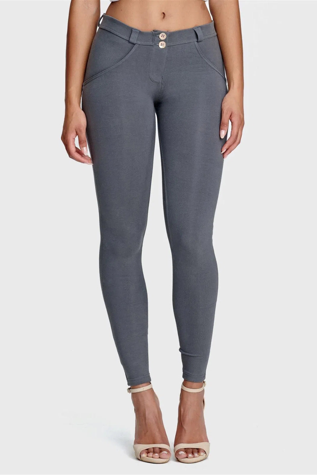 WRUP Fashion - Mid Rise - 7/8 Length - Grey 3