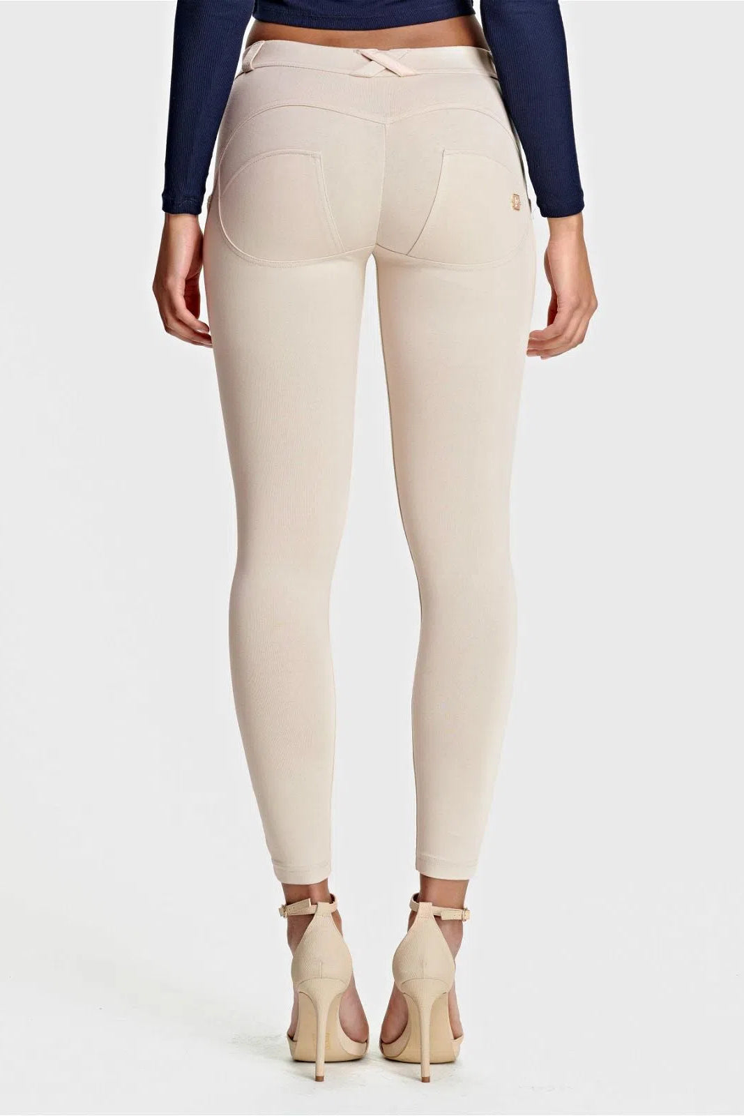 WRUP Fashion - Mid Rise - 7/8 Length - Light Beige 3