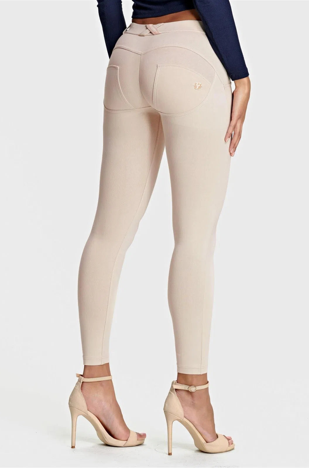 WRUP Fashion - Mid Rise - 7/8 Length - Light Beige