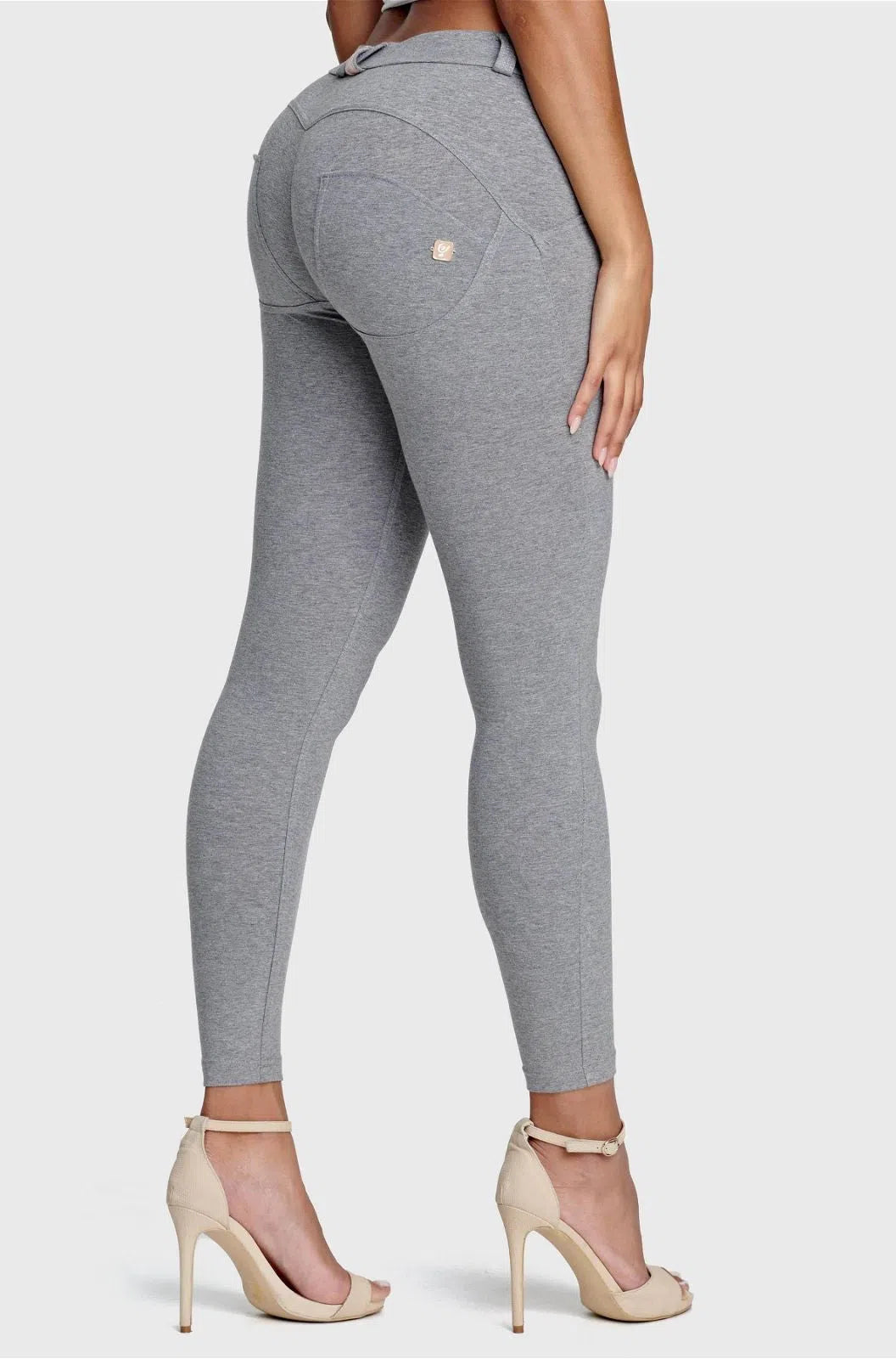 WRUP Fashion - Mid Rise - 7/8 Length - Melange Grey