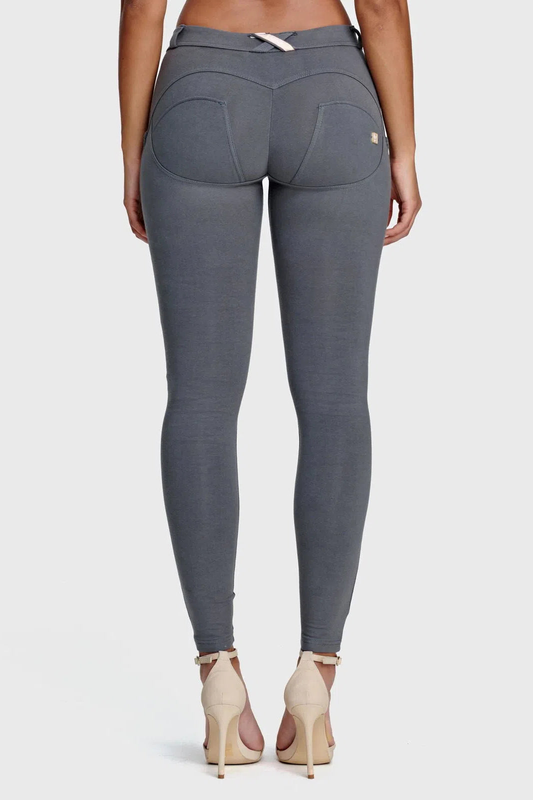 WRUP Fashion - Mid Rise - Full Length - Grey 3