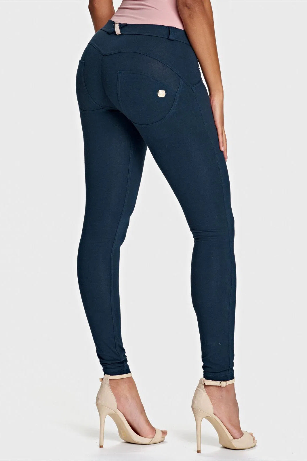 WRUP Fashion - Mid Rise - Full Length - Navy Blue 1