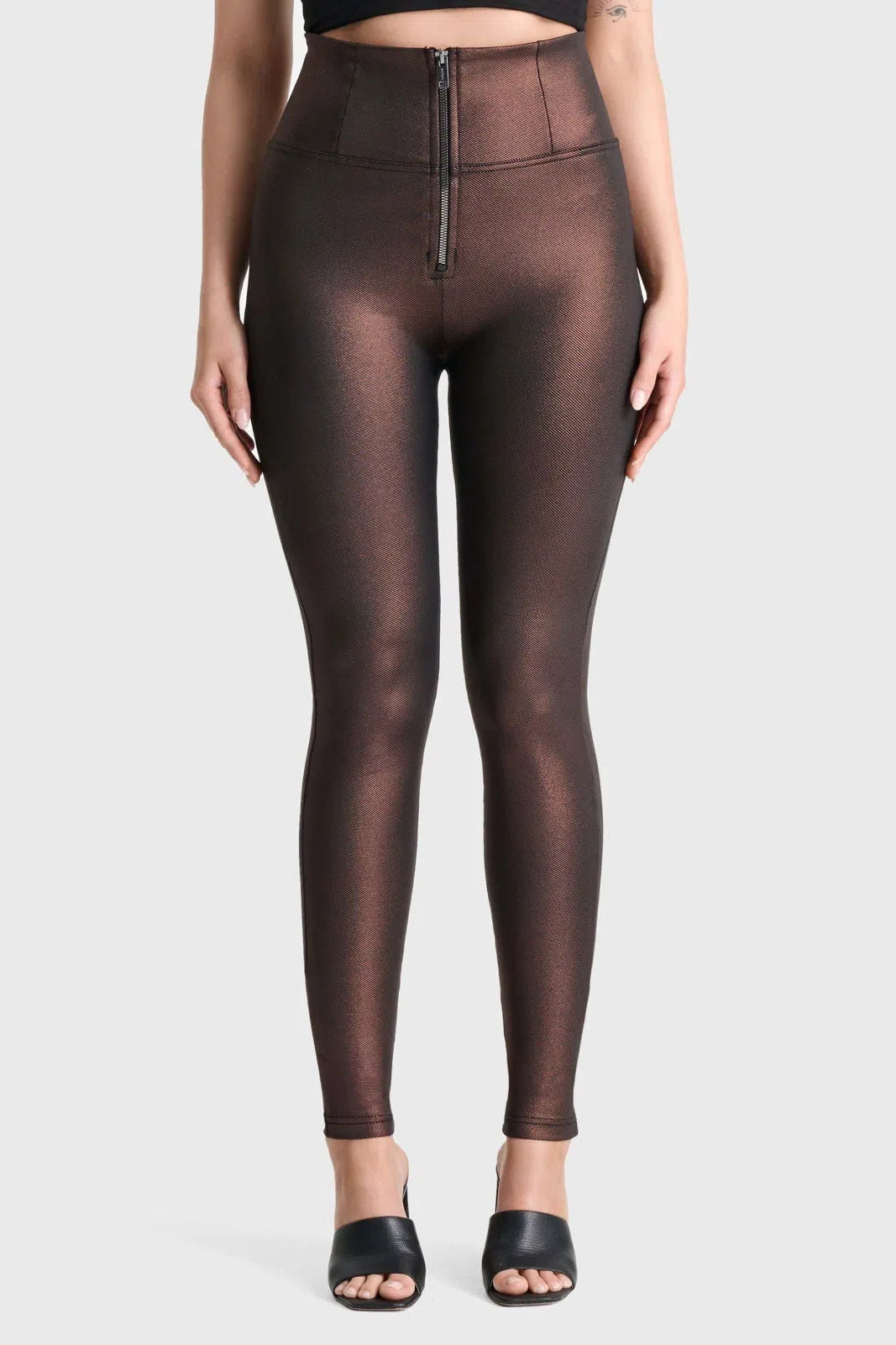 WRUP Metallic Lurex - Super High Waisted - Full Length - Bronze 2