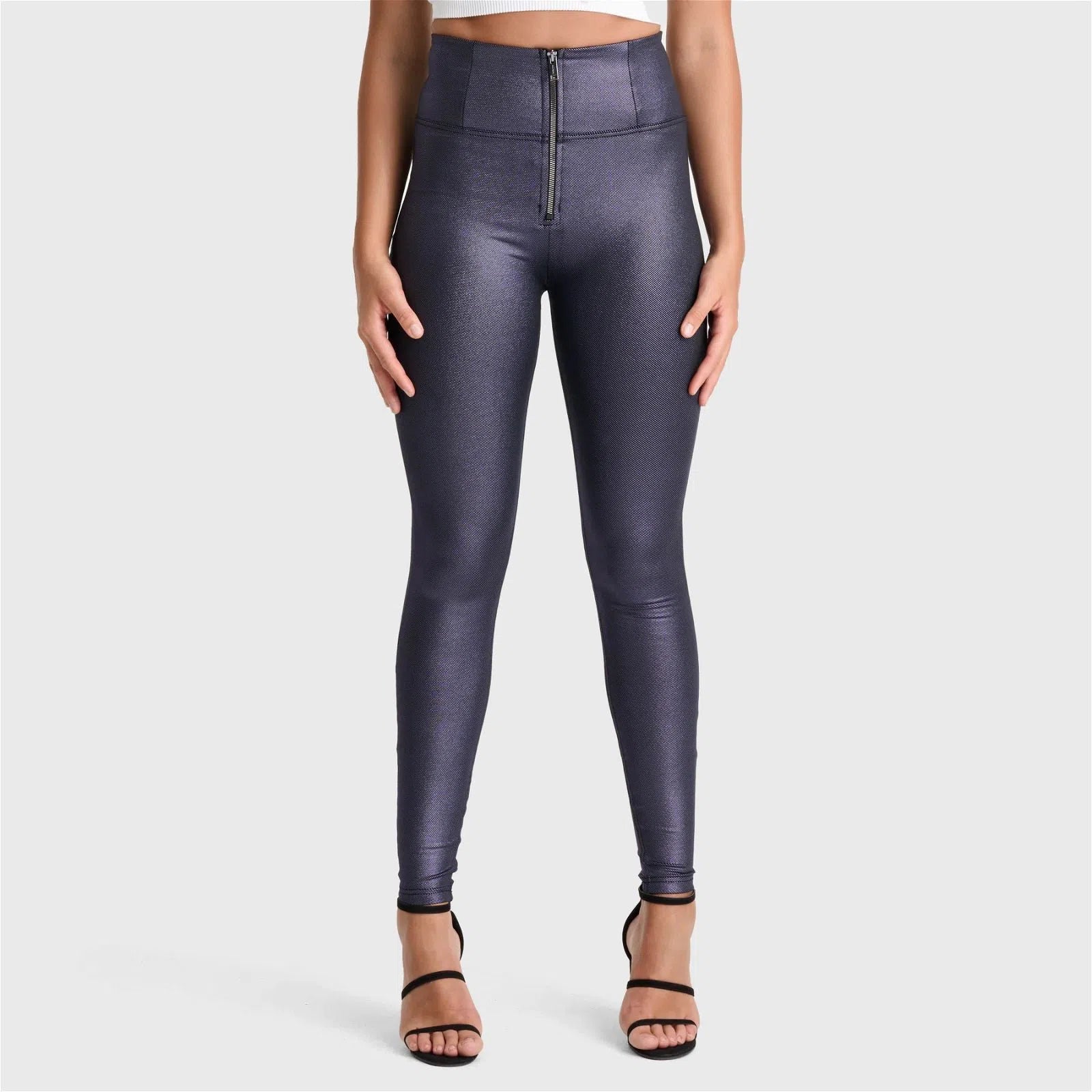 WRUP Metallic Lurex - Super High Waisted - Full Length - Ultra Violet 3