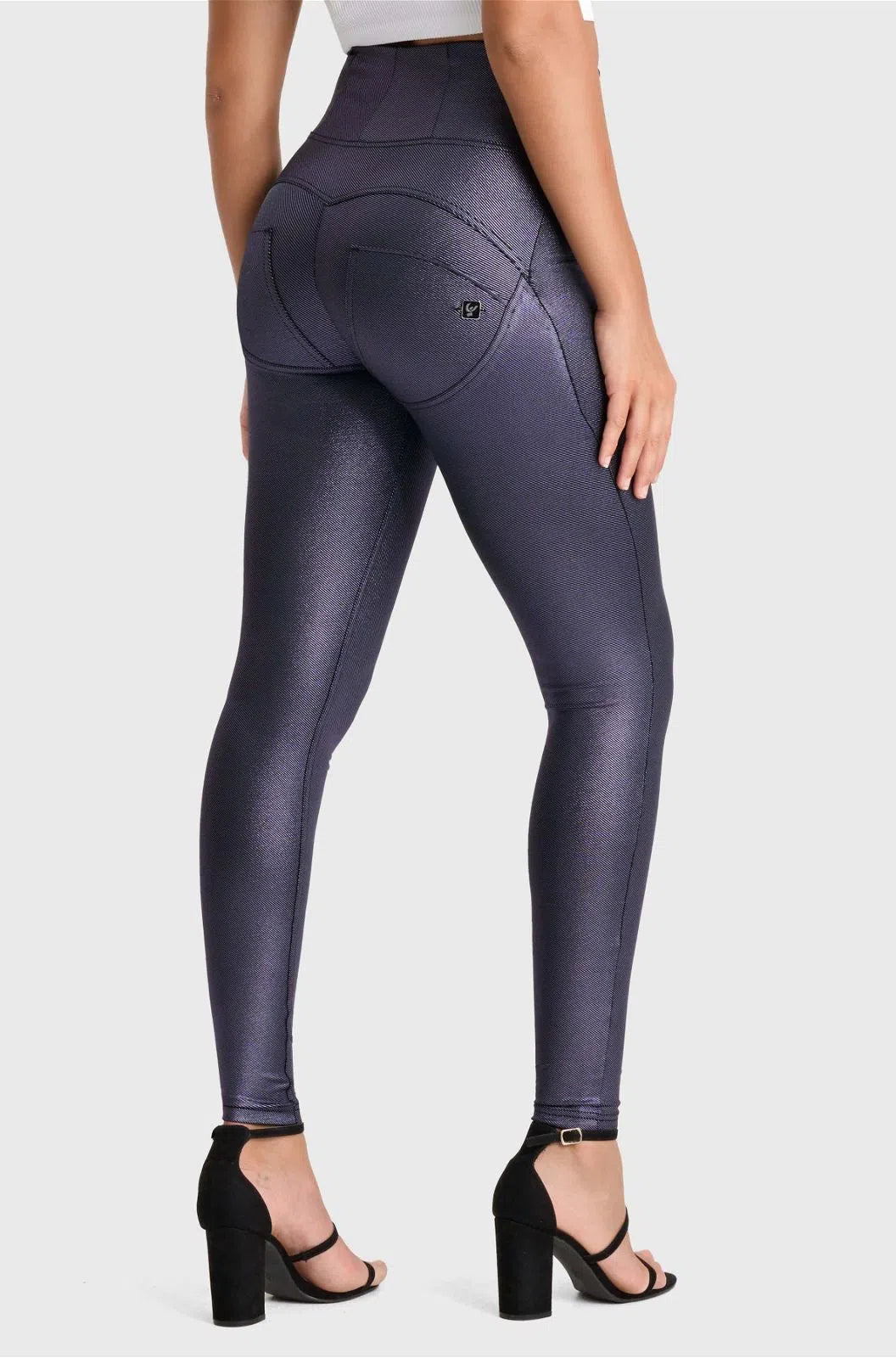 WRUP Metallic Lurex - Super High Waisted - Full Length - Ultra Violet