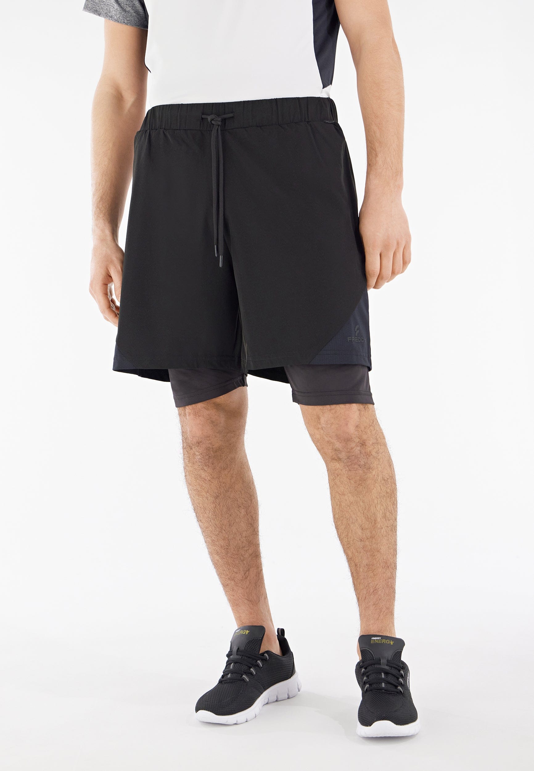 Men's Active Shorts - Black 1