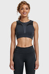 Sports Crop with Mesh Back - Black 1