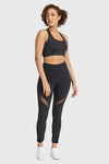 Superfit Diwo Pro With Mesh Detailing - High Waisted - 7/8 Length - Black 4