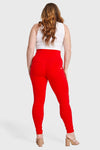WR.UP® Curvy Fashion - Zip High Waisted - Full Length - Red 8
