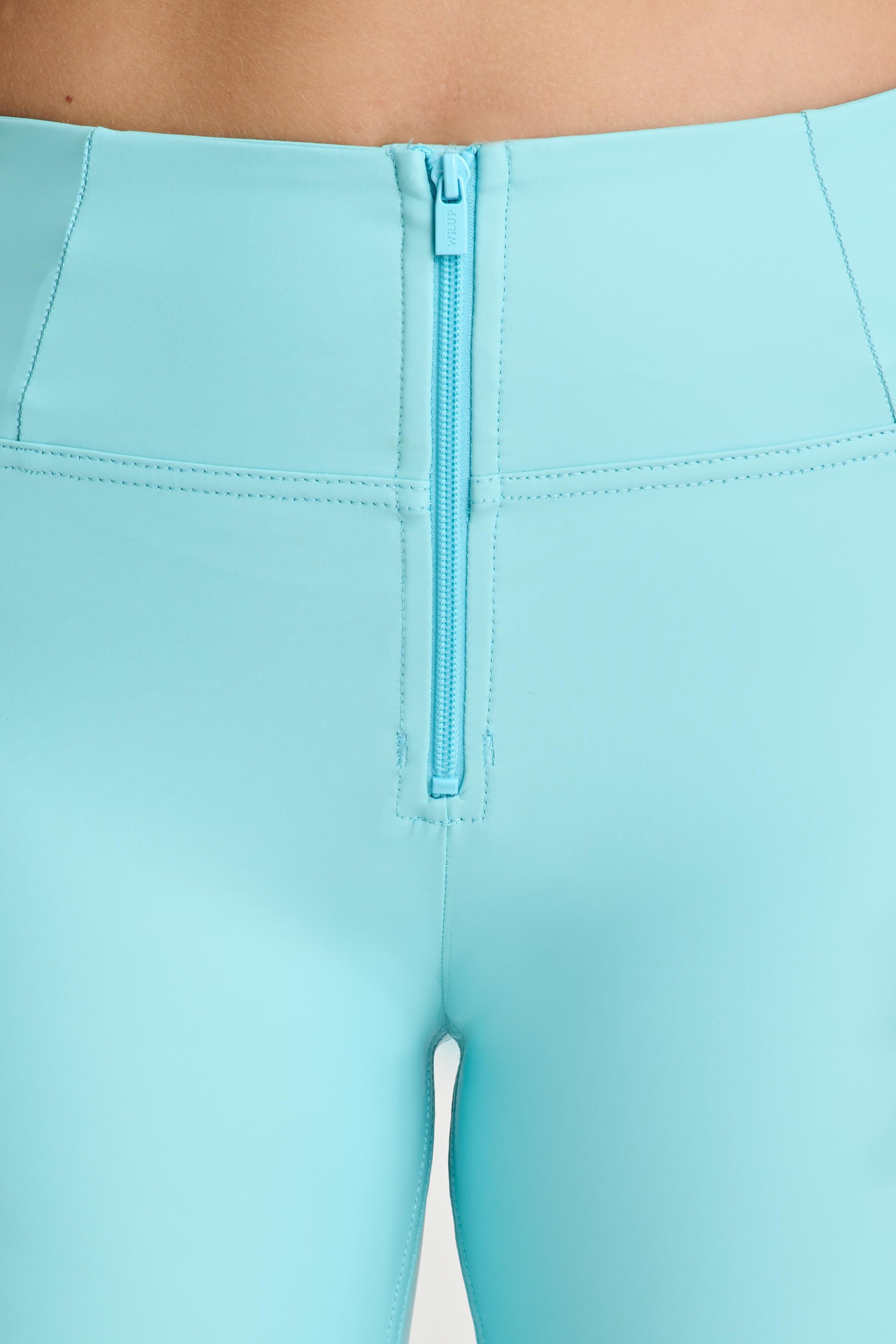WR.UP® Faux Leather - High Waisted - Full Length - Sky Blue 6