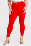 WR.UP® Curvy Fashion - High Waisted - Full Length - Red 3