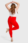 WR.UP® Curvy Fashion - High Waisted - 7/8 Length - Red 5