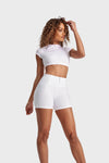 WR.UP® Fashion - High Waisted - Shorts - White 6