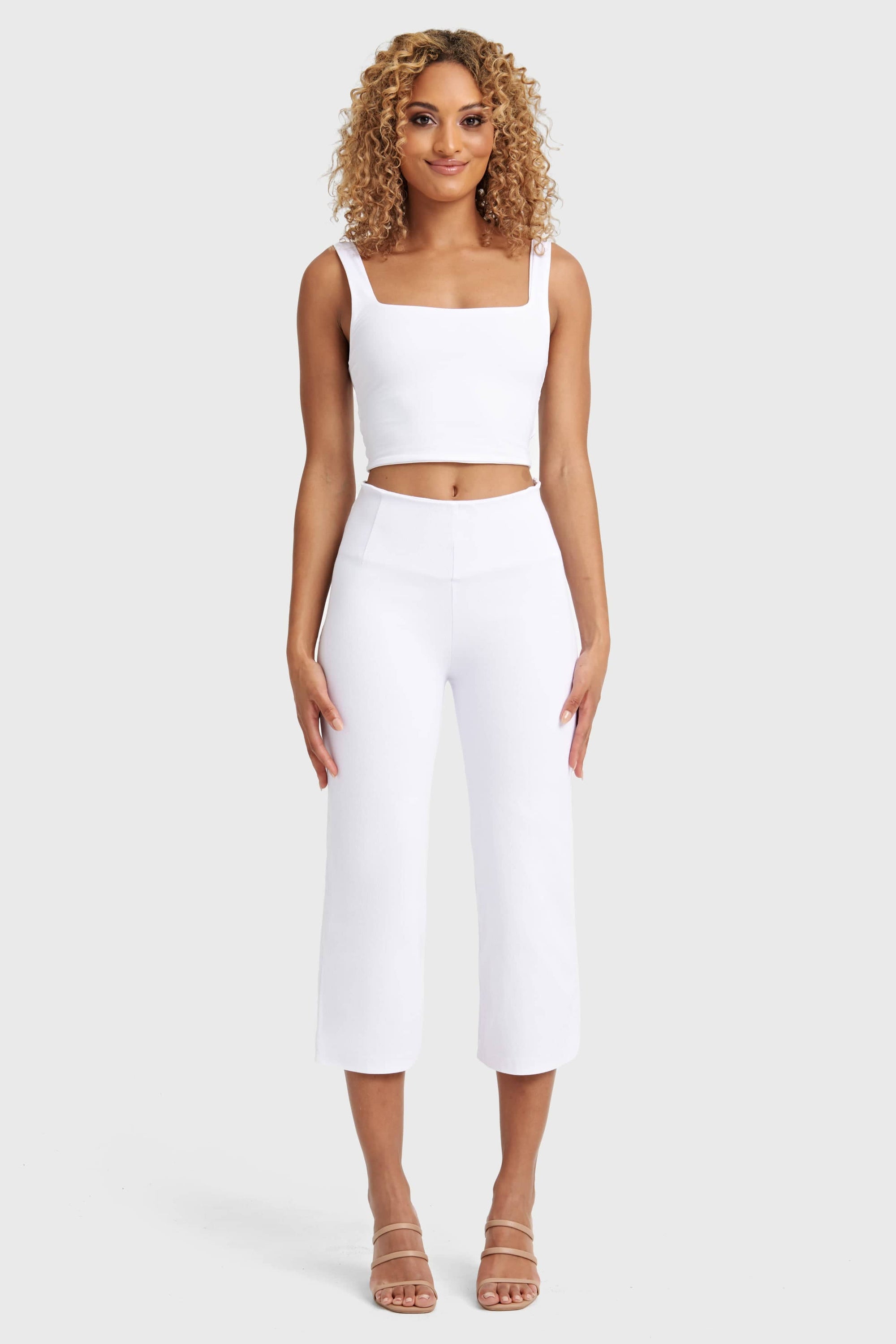 WR.UP® Snug Jeans - High Waisted - Cropped - White 6
