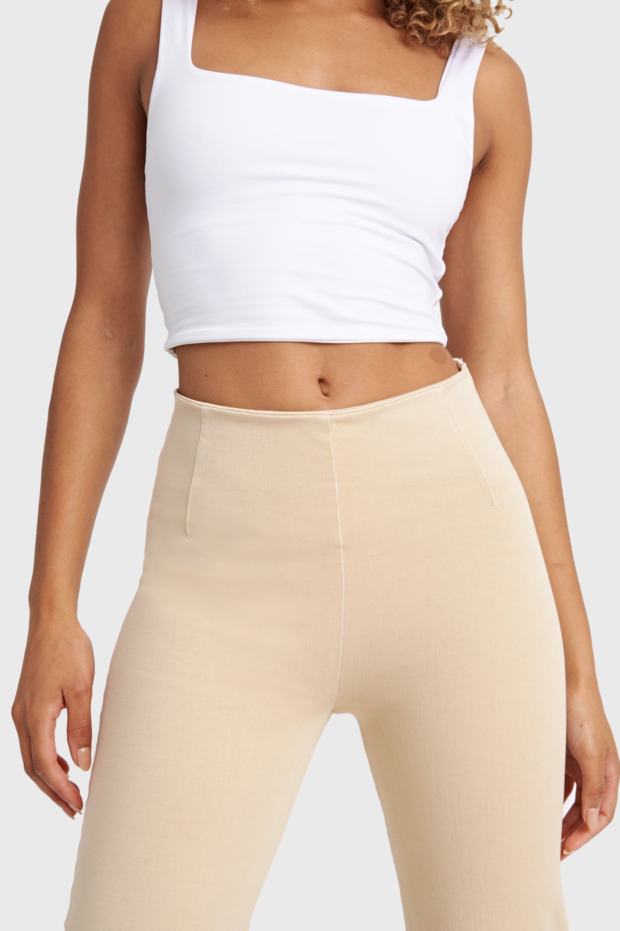 WR.UP® Snug Jeans - High Waisted - Cropped - Beige 6