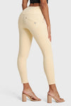 WR.UP® SNUG Distressed Jeans - High Waisted - 7/8 Length - Beige 9
