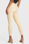 WR.UP® SNUG Distressed Jeans - High Waisted - 7/8 Length - Beige 11