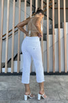 WR.UP® Snug Jeans - High Waisted - Cropped - White 2